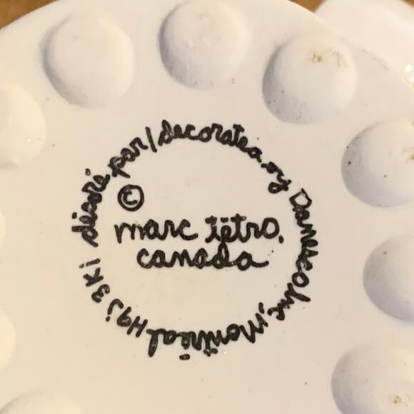 Marc Tetro Canada RCMP Mounties Coffee Tea Mug Stoneware Ceramic Danesco - Picture 9 of 9